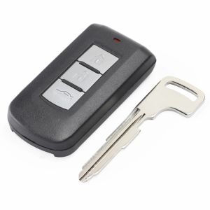 KEYECU Keyless Entry Go 433MHz ID47 Chip For Mitsubishi Eclipse Cross 2017 2018 2019 2020 Smart Remote Key Fob GHR-M014 GHR-M013
