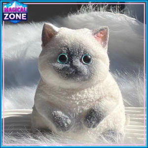 Cute Chubby Cat Plush Soft Stress Relieving Toys Office Desktop Decoration Girl Birthday Gift Home Ornaments Kitten