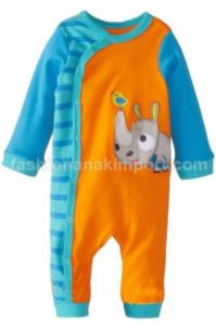 Jumper Bayi Motif Rhino Orange BABY123B