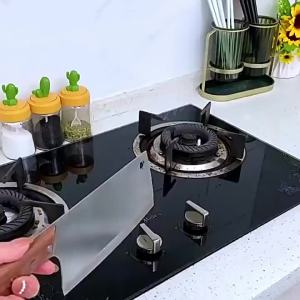 OXO Kitchen Gas Stove Anti-Oil Mat Stove Tin Foil Thickened Pad Kitchenware Aluminum Foil High Temperature Resistant Square Oil Baffle Plate