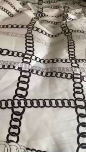 Vải Lụa Latin Trắng Họa Tiết Đẹp Khổ 1m5 - Mềm Rũ Co Giãn Nhẹ Bóng Mịn - May Áo Dài Đầm Váy Áo Kiểu Đồ Bộ