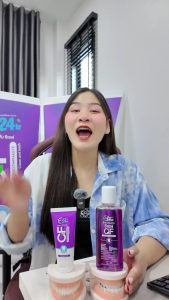 โปรเซตคู่ น้ำยาบ้วนปาก CF + ยาสีฟัน CF โปร 390 บาท