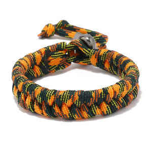 New Fashion 7 Colors Men Paracord Bracelet For Men Handmade Braided Wrap Braslet Outdoor Rescue Survival Braclet Adjustable