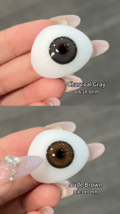 【🔥Alami Tanpa Riasan】Magister Softlens Minus(0.00 s/d -6.00) /Roze Brown Gray Mata Soflent 14 Diameter Lensa Kontak Soflens 1 Pasang +Free Tempat Softlens