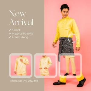 Baju Melayu Slimfit Kain Paloma 22026 Batch-5 (Blue Series) Blue Pajamas Blue Movie Series Bluey Family Pajamas - Lazada