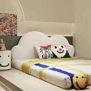 Adorable Cloud Bedside Cushion Soft Pack Tatami Style Child Friendly Skin Sensation 1 Meter 5 Bed Backrest Anti Collision