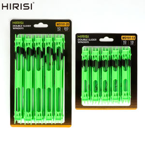 Hirisi WD101 10Pcs Plastic Line Winding Board Rig Holder Portable Fishing Line Storage Fishing Tackle Carp Fishing Accessorie