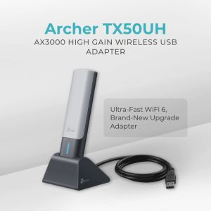 TP-Link Archer TX50UH AX3000 High Gain Wireless USB Adapter | Wi-Fi Adapter | Wi-Fi Receiver | USB Adapter | Wi-Fi Dongle Tp Link Archer Tx50Uh - Lazada