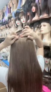 แฮร์พีชตรงยาว60cm กว้าง26ยาว60 หนีบได้หวีได้ เพิ่มความหนาไห้ดูดี