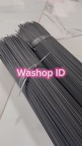 Ruji diameter 25mm panjang 70cm isi 500 batang lidi sangkar hitam kandang burung