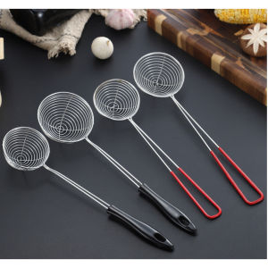 20/27/29cm Pearl Scooper Pearl Strainer Boba Pearl Scooper Stainless Strainer Milktea Supplies