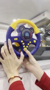 **Malaysia Seller** Tiger Kids Steering Wheel With Sound | Children Simulation Driving Car Toys Baby Funny Interactive Toy