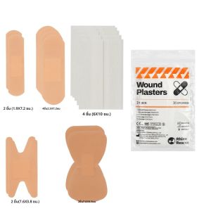 Rhino Rescue ผ้าพันแผลหลากหลายแพ็คขนาดต่างๆ ผ้าพันแผลปลายนิ้ว ผ้าพันแผลกันน้ํา ผ้าพันแผลกาวระบายอากาศจํานวนมาก