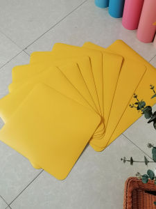 Thảm Nhựa PVC Mịn Màu Vàng Mini Không Cần Giặt Thảm Sàn Nhà Đơn Giản Thoáng Khí Thoải Mái Thoáng Khí