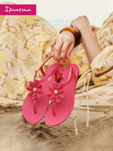 Ipanema Casual Fashion Sandals Womens Beachwear Flat Bottom Slip-On Summer Spring Seasonal Youth Foot Cover PVC Inner Material