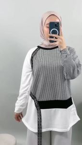TUNIK BLOUSE KOBUKI WANITA KANTOR CASUAL GL FASHION