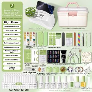 MONLEYTA | Nail Art Complete Set For Beginners And Professionals
