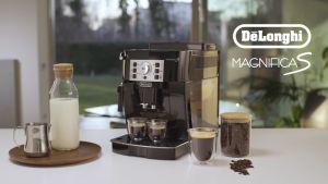 Máy Pha Cà Phê Tự Động Delonghi ECAM 22.115.B Máy Pha Café Espresso Cappuccino Công Suất 1450W Tự Vệ Sinh Nhập Khẩu Đức BH 12 Tháng