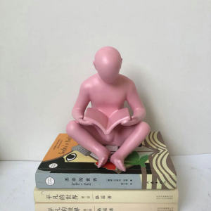 FENGHONGTAO | Reading Kid Figurine Bookend for Children Room Living Room Bedroom Hallway