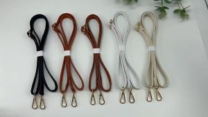 130cm Long Adjustable PU Leather Bag Strap Women Shoulder Bag Strap Replacement Bag Strap for Crossbody Bags Accessories Fashion Replacement Adjustable Crossbody Shoulder Bags Accessories Leather Strap Purse Handle Handbag Belts