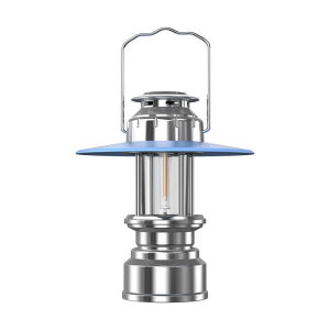 Camping Tent Vintage LED Lantern Portable Handheld Emergency Charging Lamp Stylish Atmosphere Lighting for Outdoor