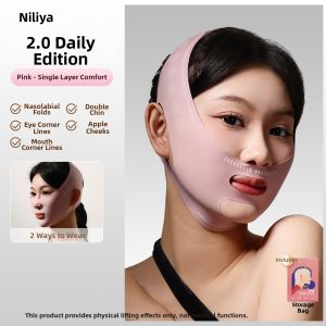 NILIYA | Tightening Lifting Facial Mask for Sleeping Wrinkle Reduction and Double Chin