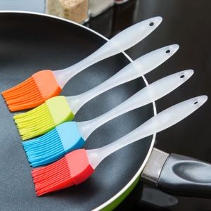 2 Pcs Kuas Silikon Brush Mentega Saus Food Grade Oles Bumbu Roti Barbeque BBQ Kue Masker Muka Serbaguna