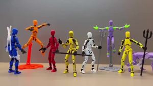 Shapeshifting Multi-Jointed 14cm Tactical Robot Model