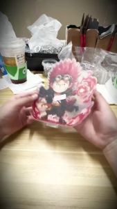 Bandai | Standing Sign for OPCG OP Tony Tony Chopper Sanji Acrylic SelfMade Cartoon Anime Game Desktop Decoration Toy Fans Gift 15cm