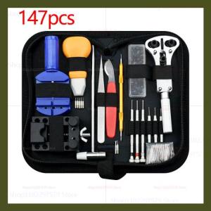 OLOEY | 147pcs Watch Repair Tools Kit Professional Watchmaker Case Opener Set Jewelry Repair Tools for Home Shop DIY Clocks