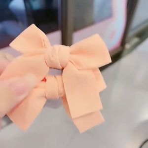 Bayar Di Tempat - Ikat Rambut Anak Motif Pita / Ikat Rambut Korea Anak Perempuan Model Pita 1 Set