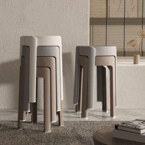 Fashionable Stackable Plastic Dining Stool