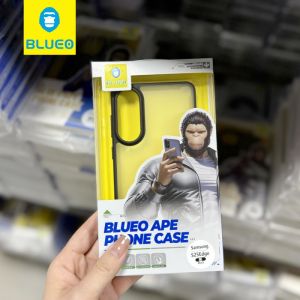 Blueo Mr. Blue Gorilla Anti-Fall Phone Case S25 Ultra Protective Cover Skin Feel Full Wrap S25+ Matte Cover S24U Airbag Anti-Fall Armor S23U Protection Case