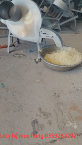 Máy băm chuối cỏ cửa ngang inox