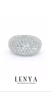 LENYA แหวน CZ DiamondLike เสริมลุคสวยหรูดูแพง ขนาด 1.8 มิล ตัวเรือนเงินแท้925 ชุบทองคำขาว