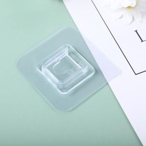 Gantungan Dinding Plastik 1 Set /Pengait Perekat A295