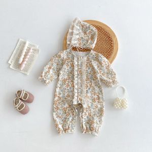 Princess Style Baby Girl Outfit Long Sleeve Newborn Clothes Spring Autumn Set Bottom Cover Full Moon Two Pieces Cotton 100%