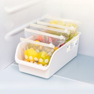 Food Grade Drawers Style Storage Box for Fridge Vegetable Fruit Kitchen Storage Egg Organizer Box Easy Your Home Pure Color