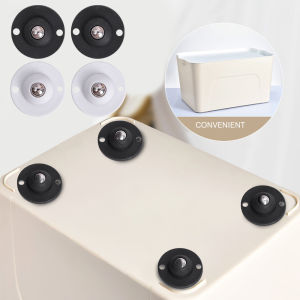 4 cái đa năng tự dính Caster thép không gỉ phổ thông ròng rọc 360 ° xoay tủ thùng rác di động con lăn
