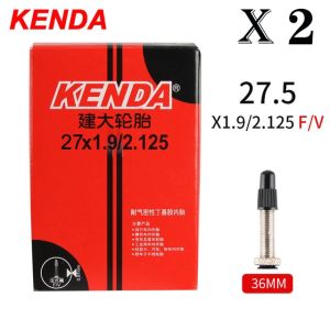 2 Chiếc KENDA Cao Su Butyl Xe Đạp Ống Bên Trong Cho MTB Xe Đạp Đường Bộ Schrader Presta Van 20/26/27.5/29/700c Lốp Xe Chi Tiết Sửa Chữa