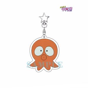 Bandai | Anime Go For It Nakamura Kun!Octopus/Crab High Transparency Double-Sided Printed Acrylic Keychain Desktop Ornaments Gifts