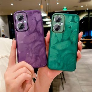 Casing For Realme Note 70 70T 5G 4G 2025 Phone Case Luxury Gilt Feather Laser Cover For RealmeNote70 Note70 Note70T RMX5313 Colorful Gradient Shockproof Protective Back Cases