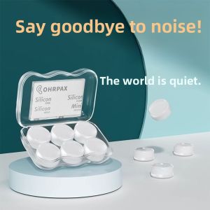 Super Soundproof Silicone Earplugs Anti Snoring Waterproof for Sleeping Studying in Dormitories Swimming Noise Isolation Putty