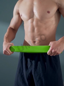 UMISO Yoga Resistance Band Thickened Strength Training Pilates Stretch Auxiliary Rubber Elastic Resistance Band