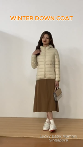 Lightweight Down Jacket for Men and Women/Womens Hooded Simple Jacket Autumn and Winter Collection