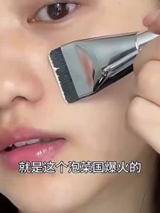 VEDO💕COD Kuas Foundation Brush Bedak Cair Kepala Flat Kuas Masker Brush Make Up Kuas Multifungsi