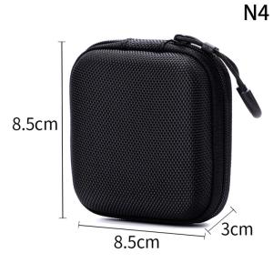 【LS】【LS】New Hard Shell EVA Storage Box Mini Portable Pouch Carrying Bag Black Protective Storage Case Digital Accessories