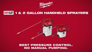 MILWAUKEE M12™ BHCS7L Handheld Chemical High Pressure Sprayer - 7L M12BHCS7L M12 BHCS7L