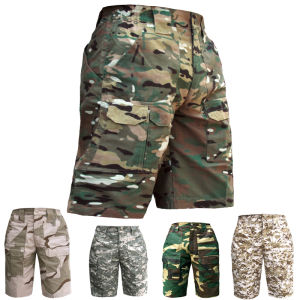 军迷户外迷彩短裤男潮牌运动休闲五七分裤夏季工装中裤战术大裤衩