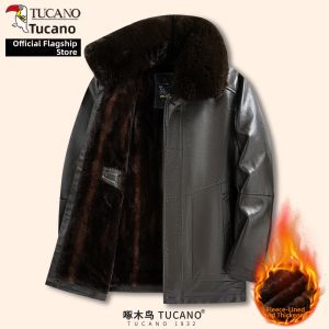 TUCANO | Warm Winter Fleece-Lined Jacket Detachable Fur Collar
